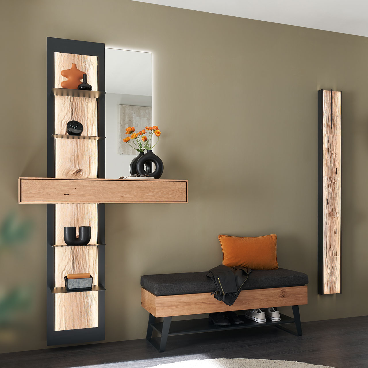 Hartmann SALVO - Garderobe 8550G Nr. V102S - mit Spaltholz