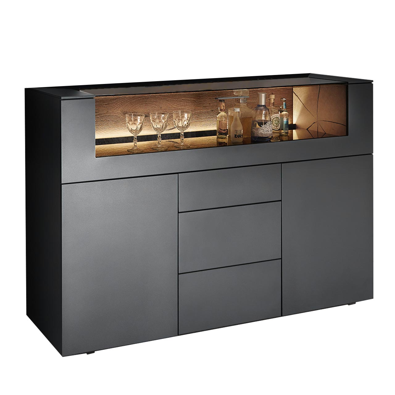 Hartmann VARA - Highboard 7210W-6171A inkl. Beleuchtung Hartmann VARA - Highboard 7210W-6171A inkl. Beleuchtung