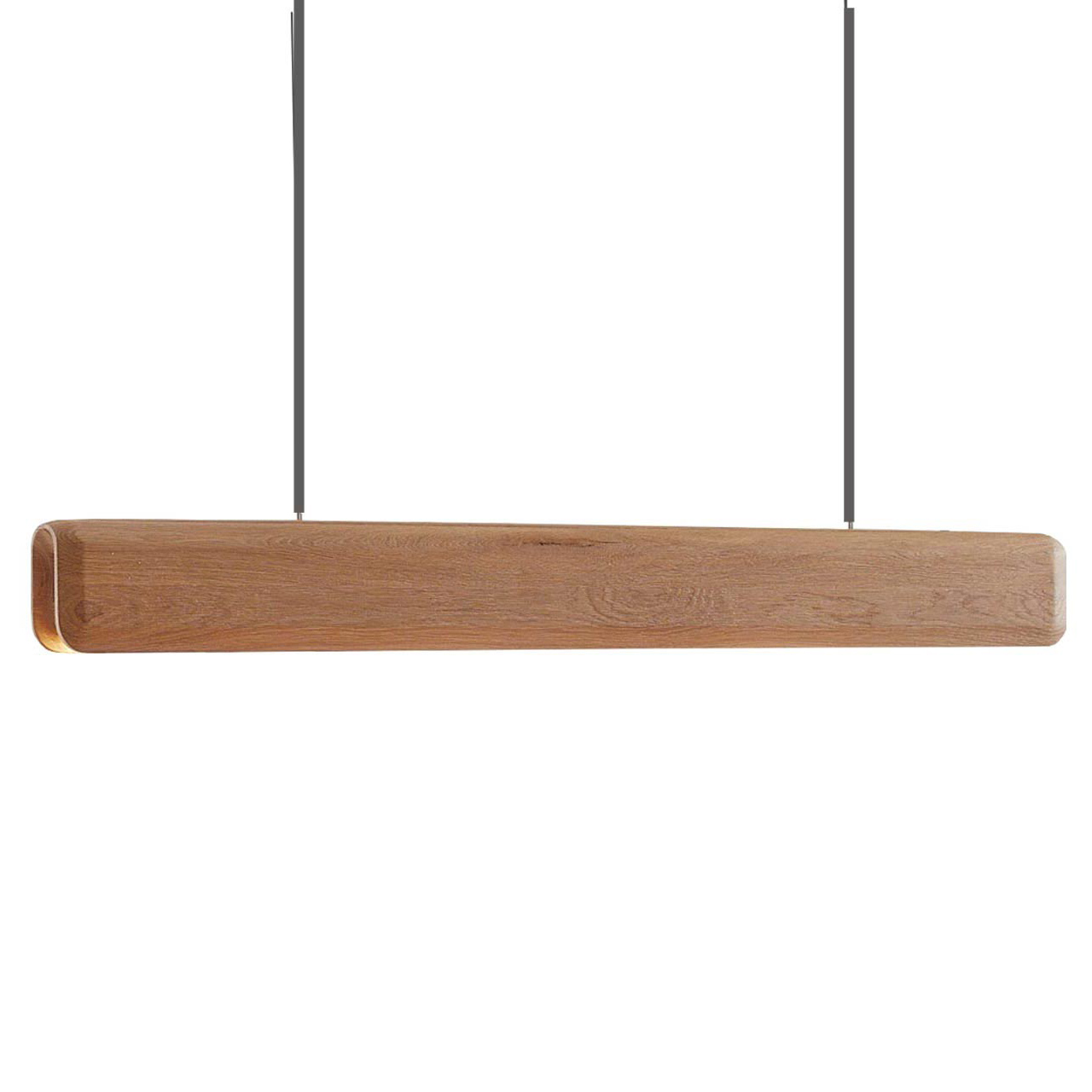 Hartmann Möbel SVEA - Hängeleuchte 8660-9918 Hängelampe aus massivem Holzblock in Kerneiche Natur
