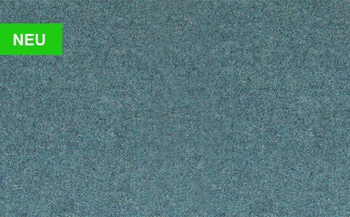 Hartmann Möbel - Bezug Stoff Nr. 64B Azure für Stühle und Sitzbänke Farb-Kachel mit gleichmäßig strukturierter Oberfläche in leicht mattem Türkisblau – Stoff Nr. 64B – dezent und weich texturiert, zur Bezugsauswahl für alle Stühle und Bänke der Möbelmarke Hartmann.