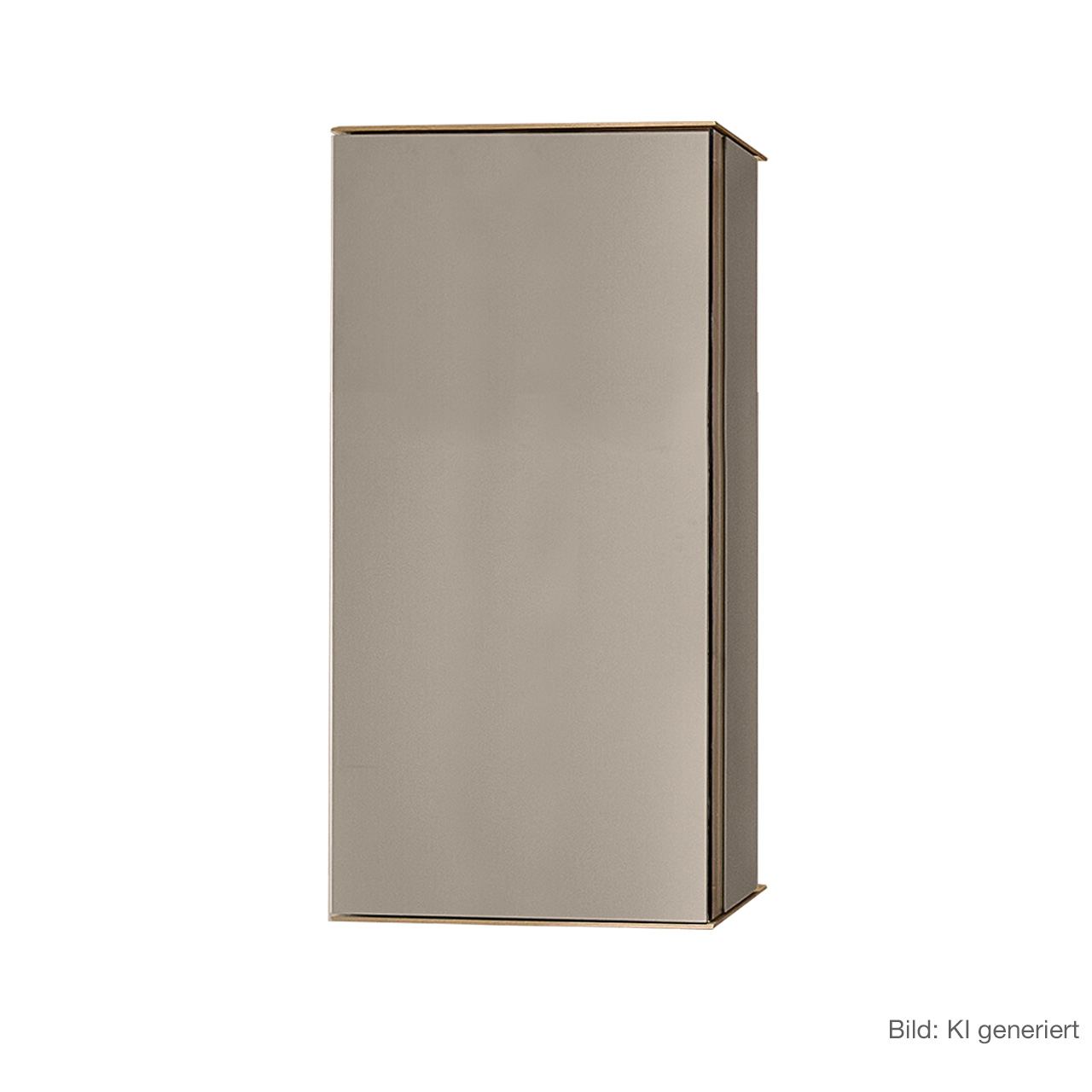 Hartmann Möbel SVEA - Hängeelement 8660-6065 li. schräg - Kerneiche Natur, Lack Sand Asymmetrischer Hängeschrank aus massiver Kerneiche Natur mit modernen Lackfronten in Sand - mit einer Tür. Möbelform von rechts nach links zulaufend schmaler werdend.