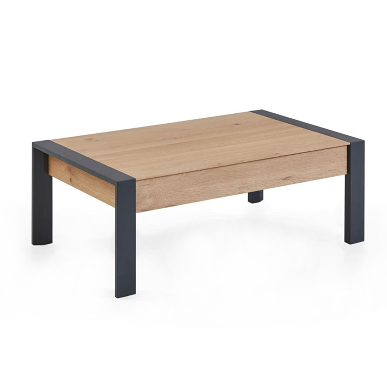 Couchtisch aus massiver Kerneiche Natur