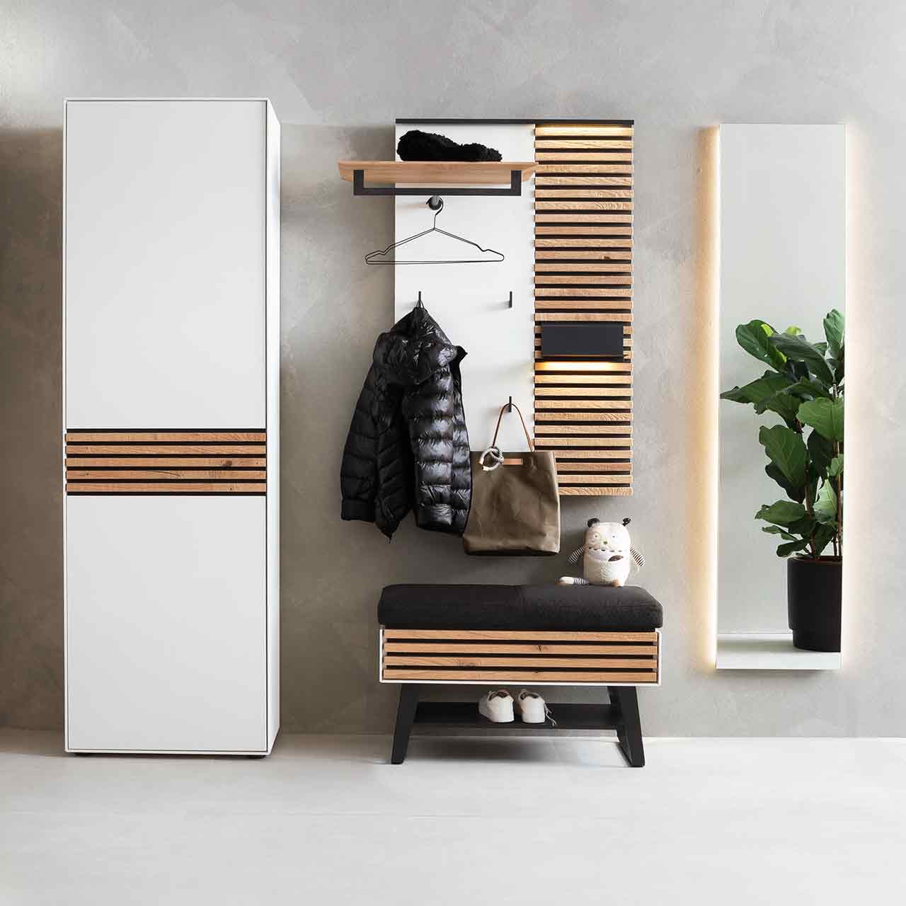 HM_Yonna_8340-6091_Wandgarderobe_milieu Hartmann Schöner Wohnen - YONNA - Wandgarderobe 8340-6091W re. - Milieu