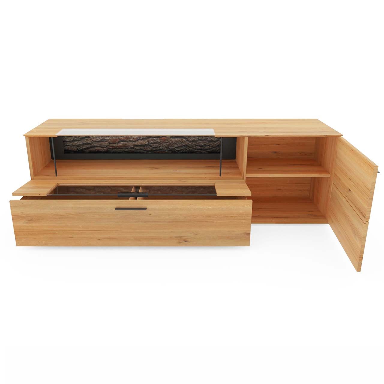RUNA_8410-3191_3211_lowboard_open Hartmann Runa Wohnwand 8410 Nr. 26 - Lowboard/Unterteil 3211 - offen