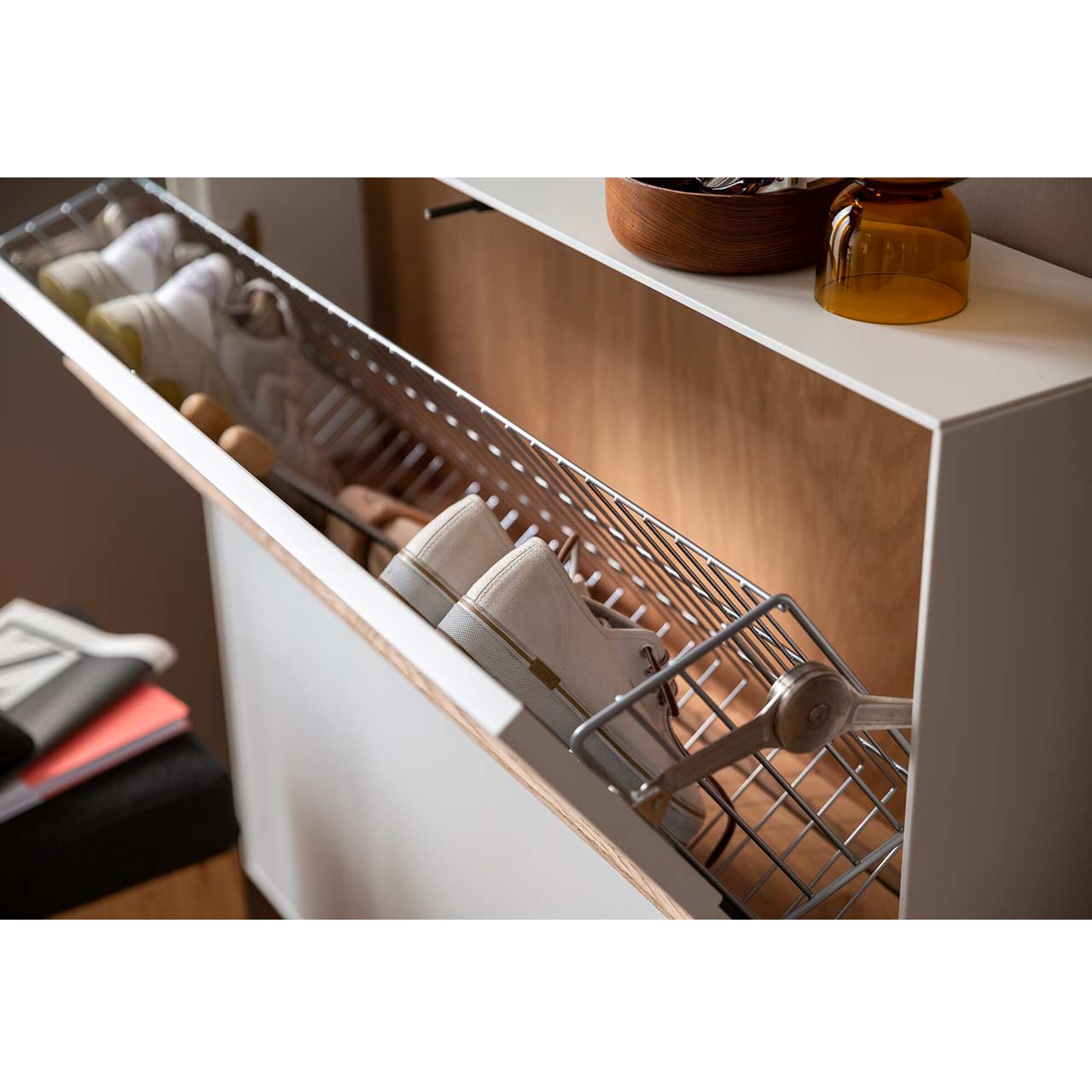 HM_SWK_YONNA_G_8340-4062W_Schuhkipper_innen_ Hartmann Schöner Wohnen - Garderobe YONNA - Schuhkipper 8340-4062W - innen