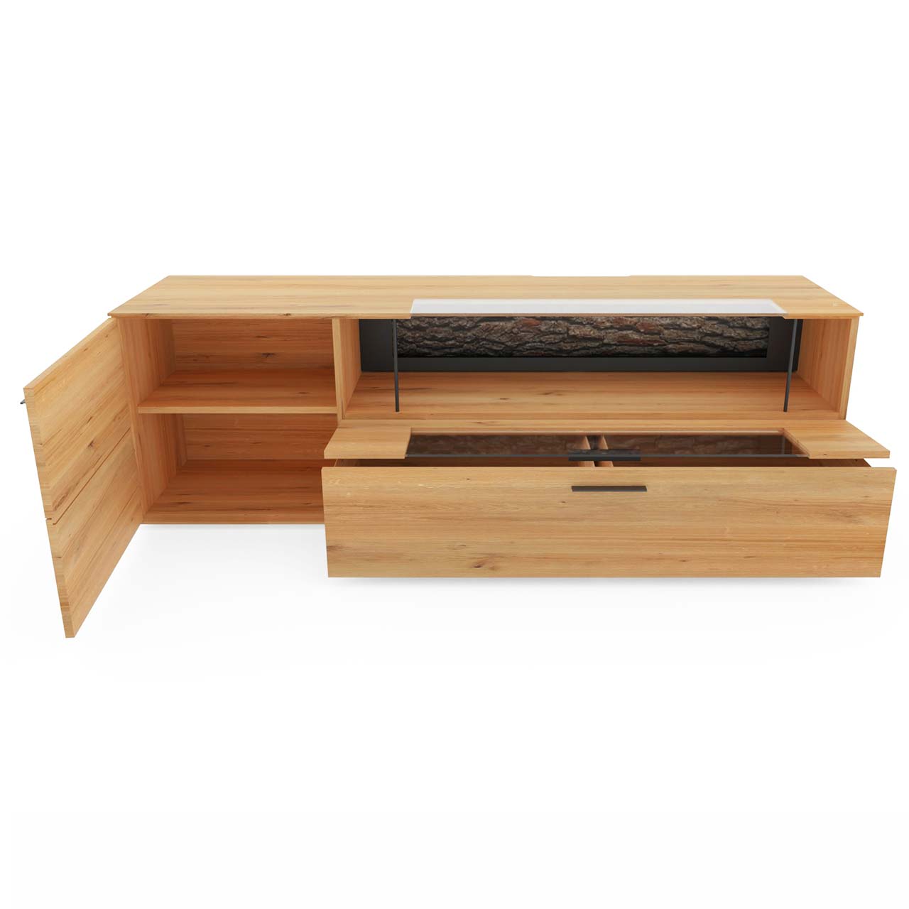 RUNA_8410-3192_3212_lowboard_open Hartmann Runa - Wohnwand 8410 Nr. 30 - Lowboard / Unterteil 3212 - offen
