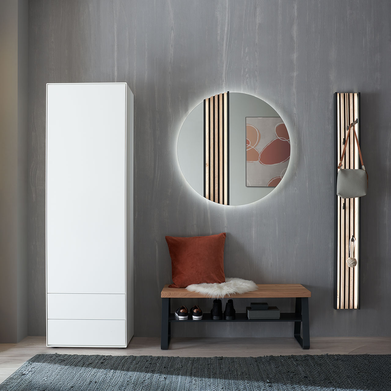 Hartmann SALVO - Garderobe 8550G Nr. V104L - mit Lamellen