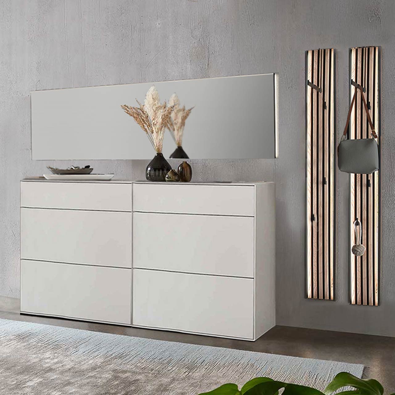 Hartmann SALVO - Garderobe 8550G Nr. V112L - mit Lamellen Hartmann SALVO - Garderobe 8550G Nr. V112L - mit Lamellen