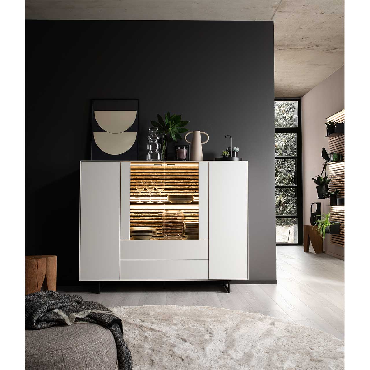 HM_Yonna_8350-6161W_highboard_inkl-1045_milieu1_1280x1280 Hartmann - Schöner Wohnen Kollektion Yonna - 8350-6161W Highboard - Milieu