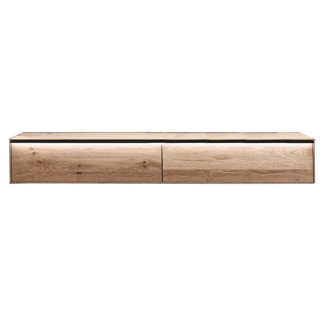 hartmann_ANEA_8530-2231_haengelowboard Hängelowboard aus massiver Kerneiche mit 2 Klappen und optionaler Griffbeleuchtung