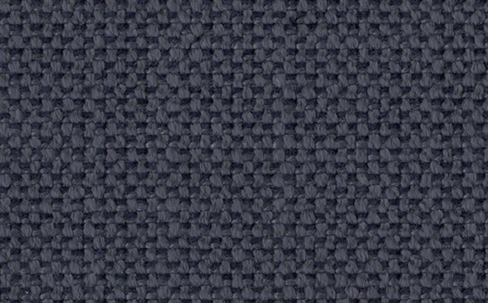 Hartmann Möbel - Bezug Stoff Nr. 54F Blau Flachgewebe für Stühle und Sitzbänke Farb-Kachel mit gleichmäßig gewebter Flachgewebe-Oberfläche in tiefem Dunkelblau – Stoff Nr. 54F – mit sichtbarer, grober Struktur, zur Bezugsauswahl für alle Stühle und Bänke der Möbelmarke Hartmann